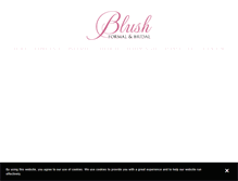 Tablet Screenshot of blushformalandbridal.com